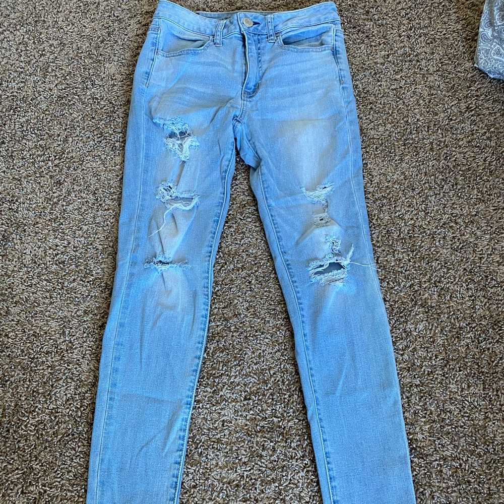 AMERICAN EAGLE HIGH RISE JEGGINGS
